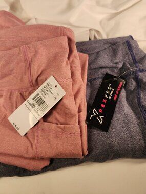 PBX Pro Cationic Leggings 2 pair 3XL: Blue and Pink